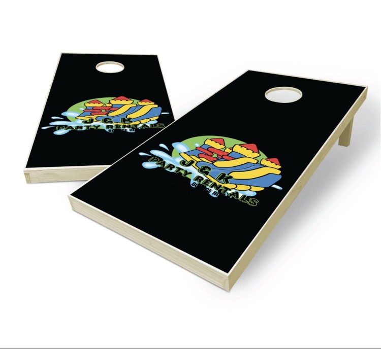 Cornhole Boards with lighted hole