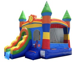 Crossover rainbow castle smiley face combo